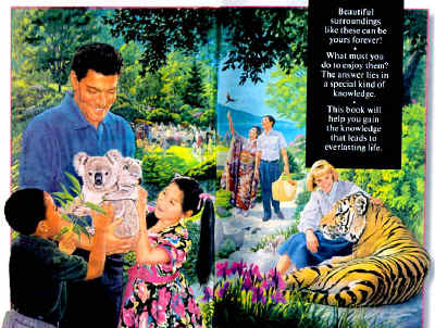 A lot of pictures like this in their booklets. I wanna pet a tiger and live forever! 